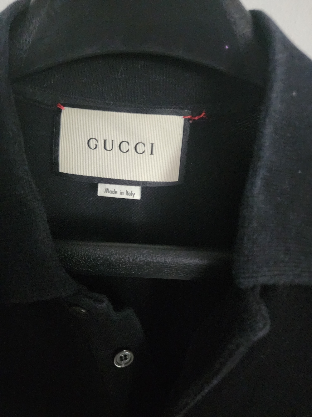 Gucci Black Polo Shirt
